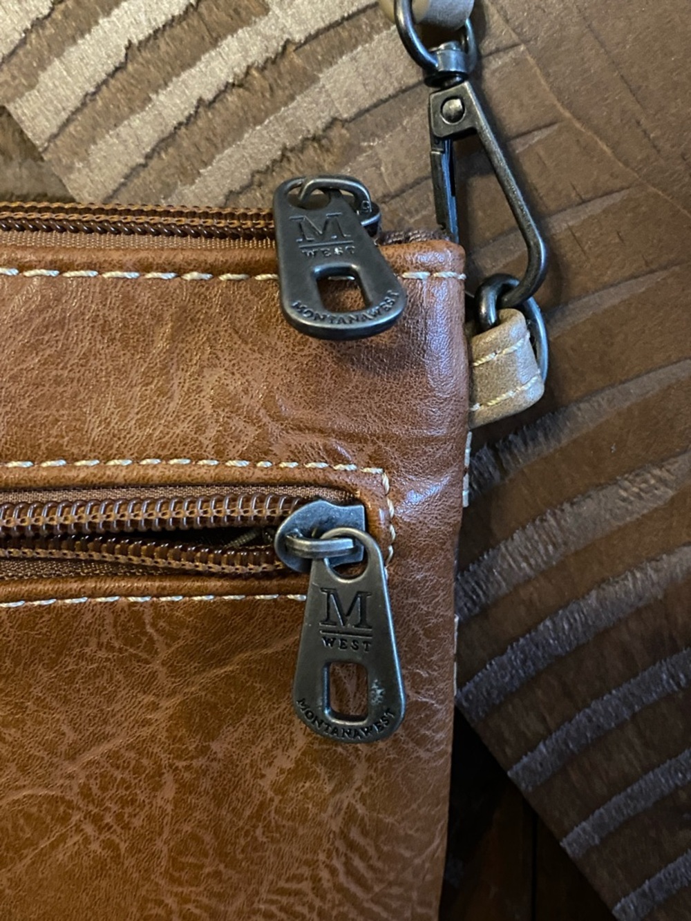 Montana West Western Crossbody Studs, Turquoise, Tooled - Picture 6 of 13